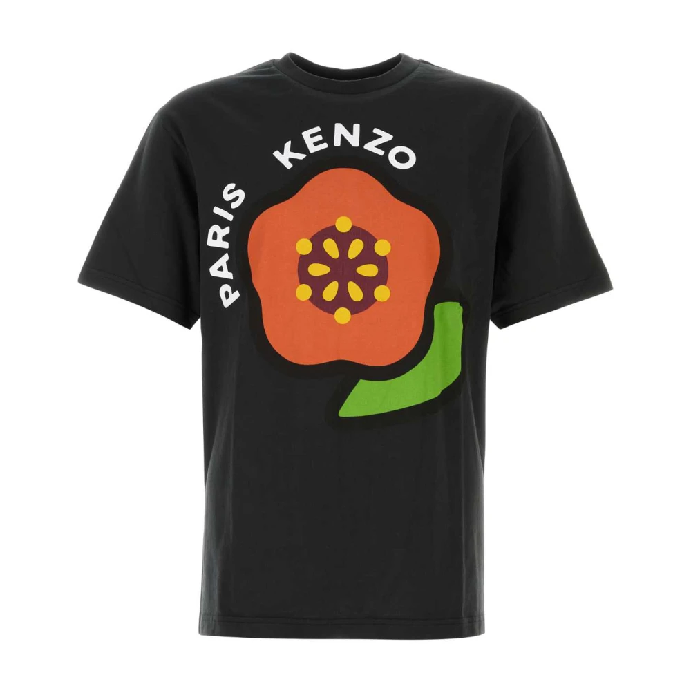 Kenzo Klassiek Zwart Katoenen T-shirt Black Heren