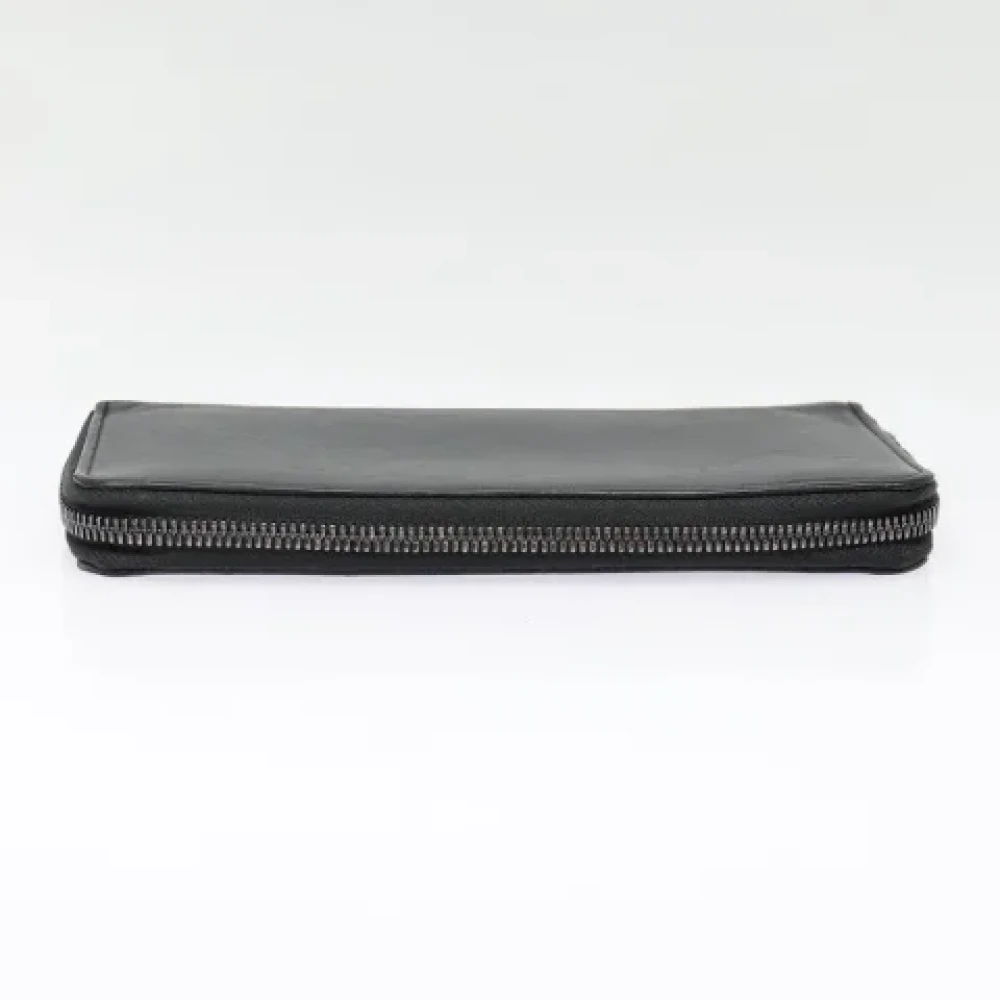 Louis Vuitton Vintage Pre-owned Leather wallets Black Dames