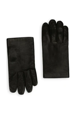 Svarta Cashmere Fodrade Nappa Handskar