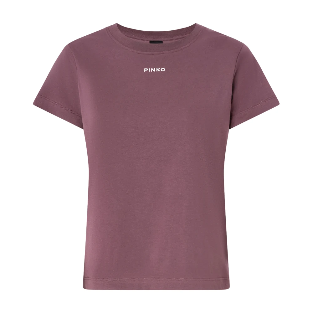 Pinko Donna Bordeaux - T-Shirt Con Logo - M - Immagine 3