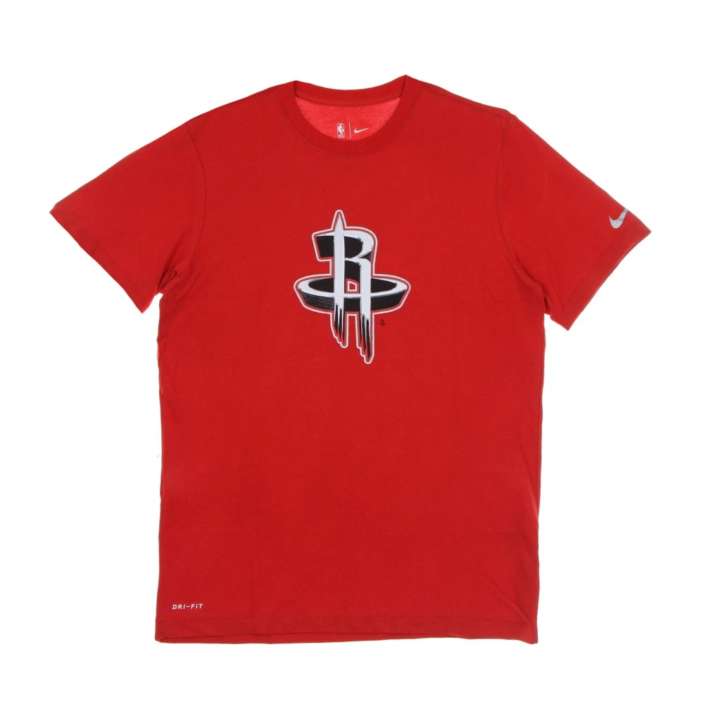 Nike Men's Red Essential Chrome Houroc Nba Tee - Training T-Shirts & Tops - Xs - Sport