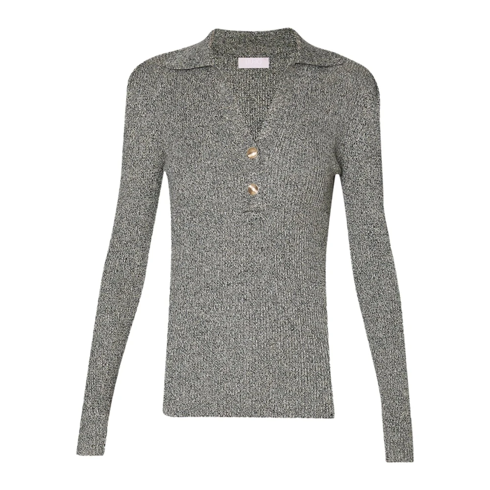 Liu Jo Grijze Elegante Blouse met Cut-Out Details Gray Dames