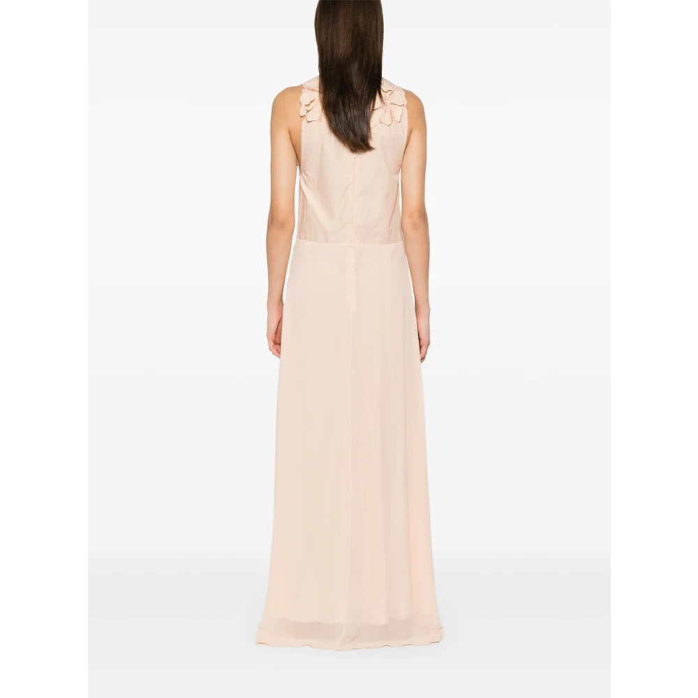Forte Poederroze Jurk met Voorspleet Pink Dames