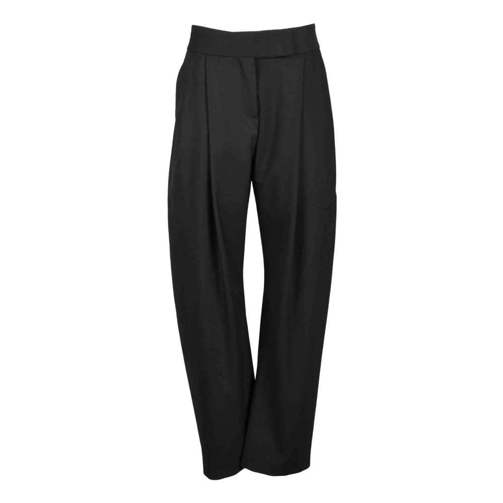 Pinko Elegante Wollen Blend Broek Black Dames