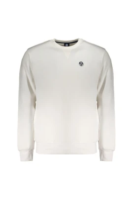 Borstad Bomullsweatshirt med Applique Logo