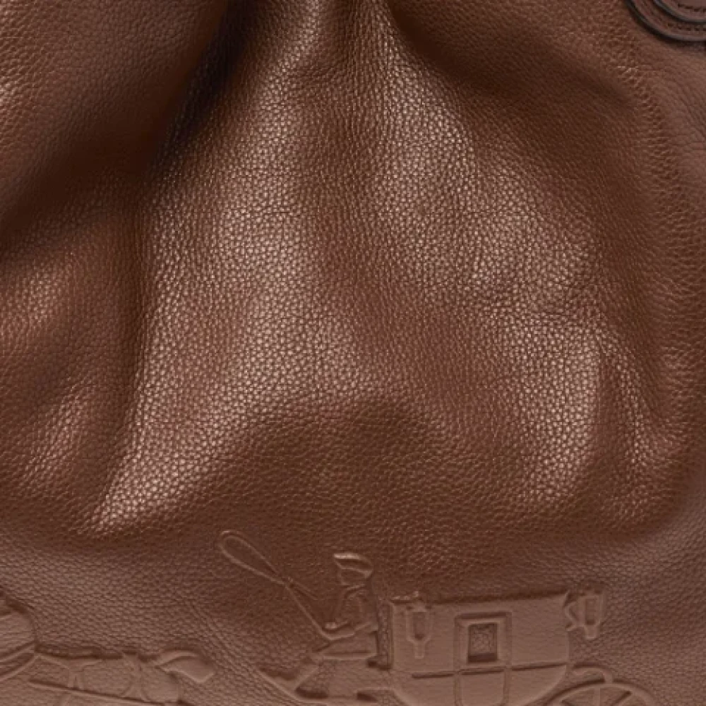 Coach Pre-owned Leather handbags Brown Dames