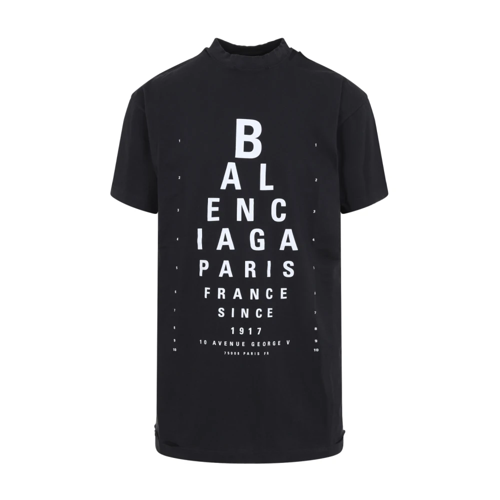 Balenciaga Oversized T-shirt Black Heren