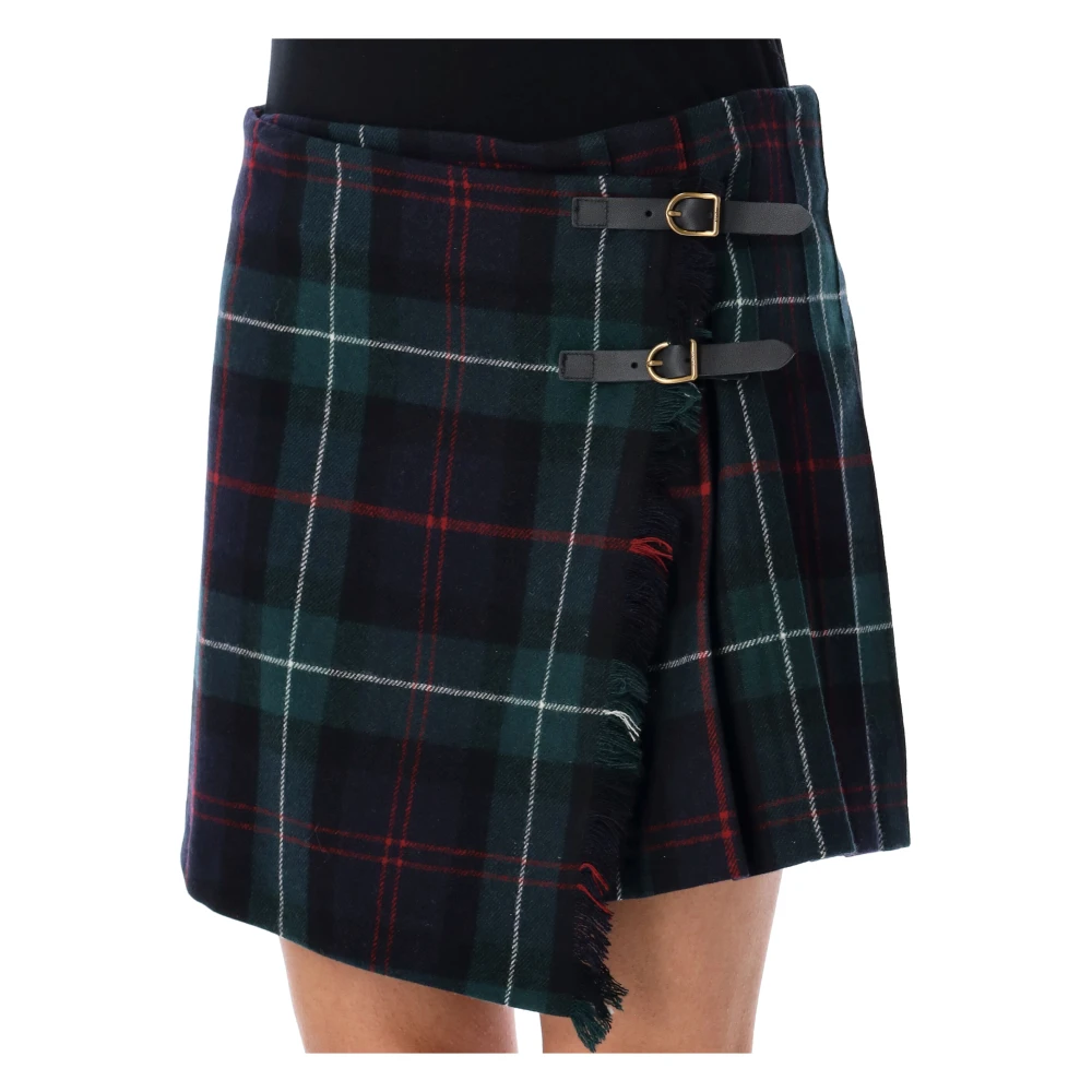 Ralph Lauren Dameskleding Rokken Tartan Aw24 Multicolor Dames