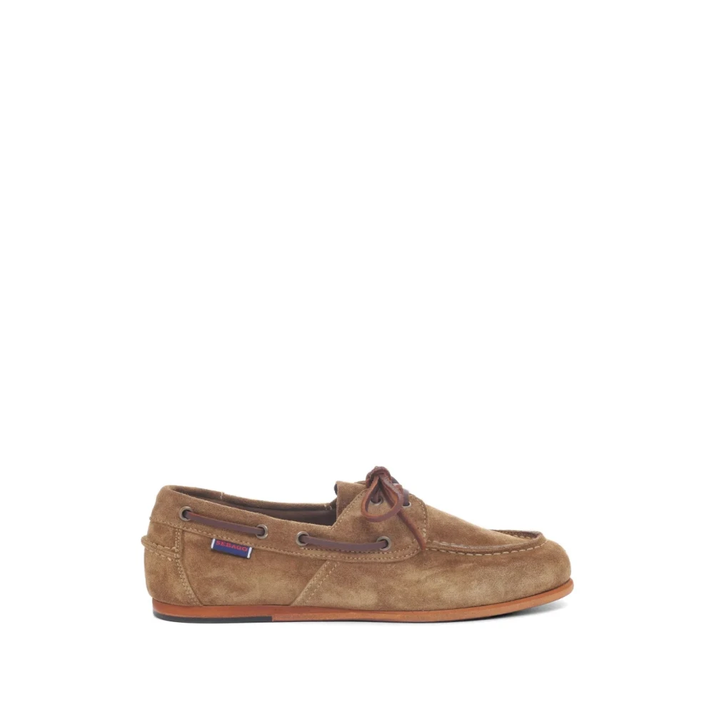 Sebago Women's Brown Owen Suede Loafers - Boat Shoes - 8 Uk - Shoes