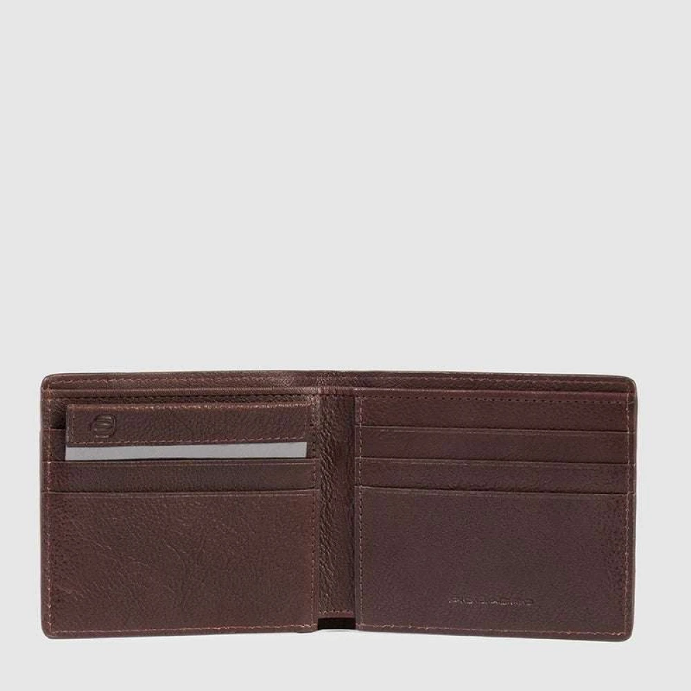 Piquadro Stijlvolle Leren Portemonnee Brown Heren