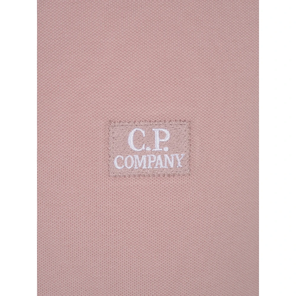 C.P. Company Poederroze Poloshirt Pink Heren