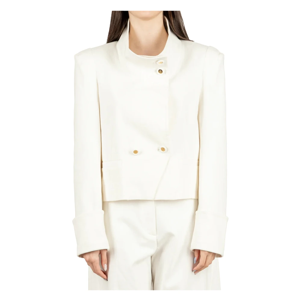 Imperial Women's White Giubbotto - Blazers - L - Jackets