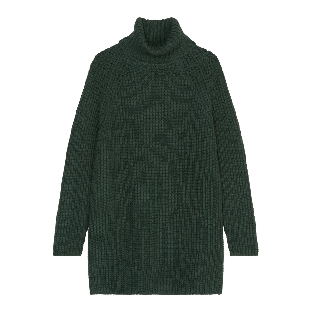 Marc O'Polo Lange gebreide trui relaxed Green Dames
