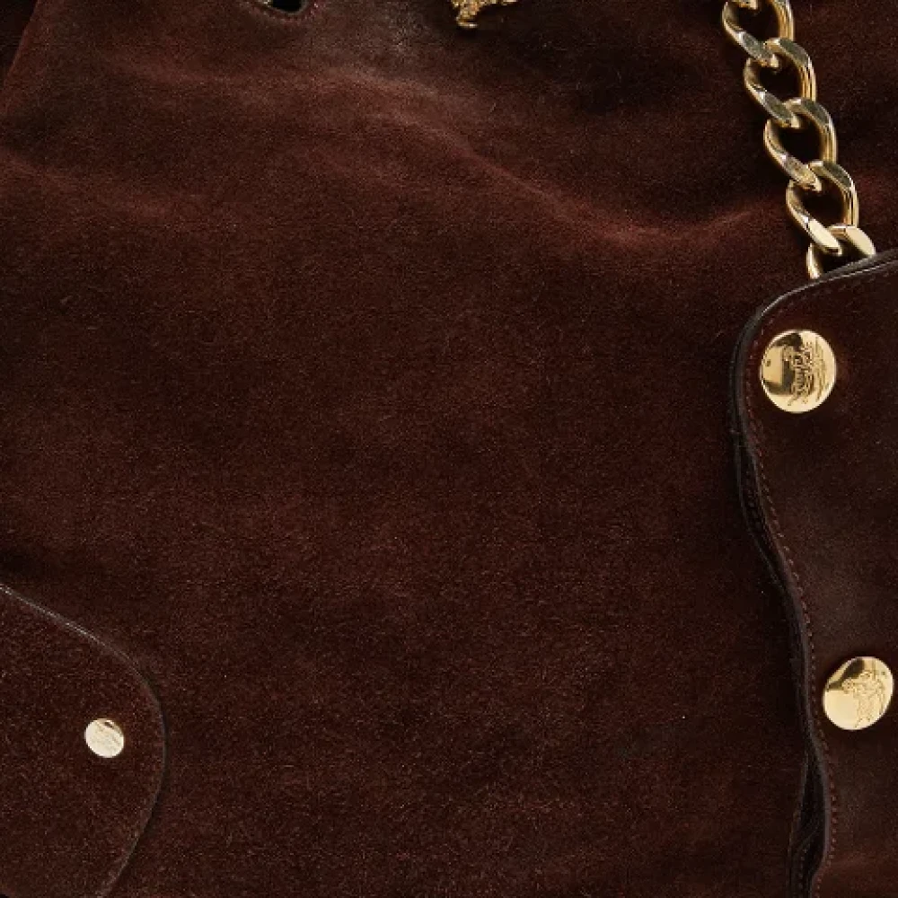 Burberry Vintage Pre-owned Suede shoulder-bags Brown Dames