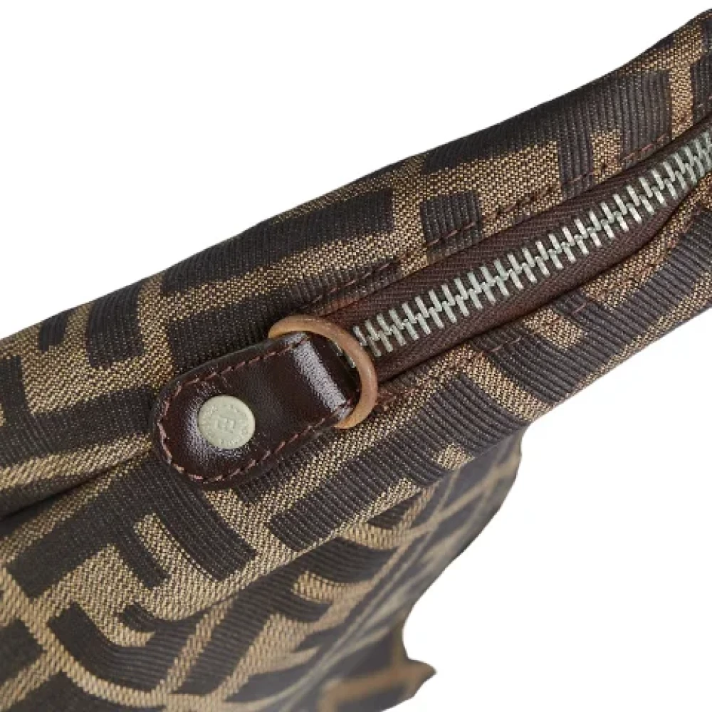 Fendi Vintage Pre-owned Canvas handbags Brown Dames