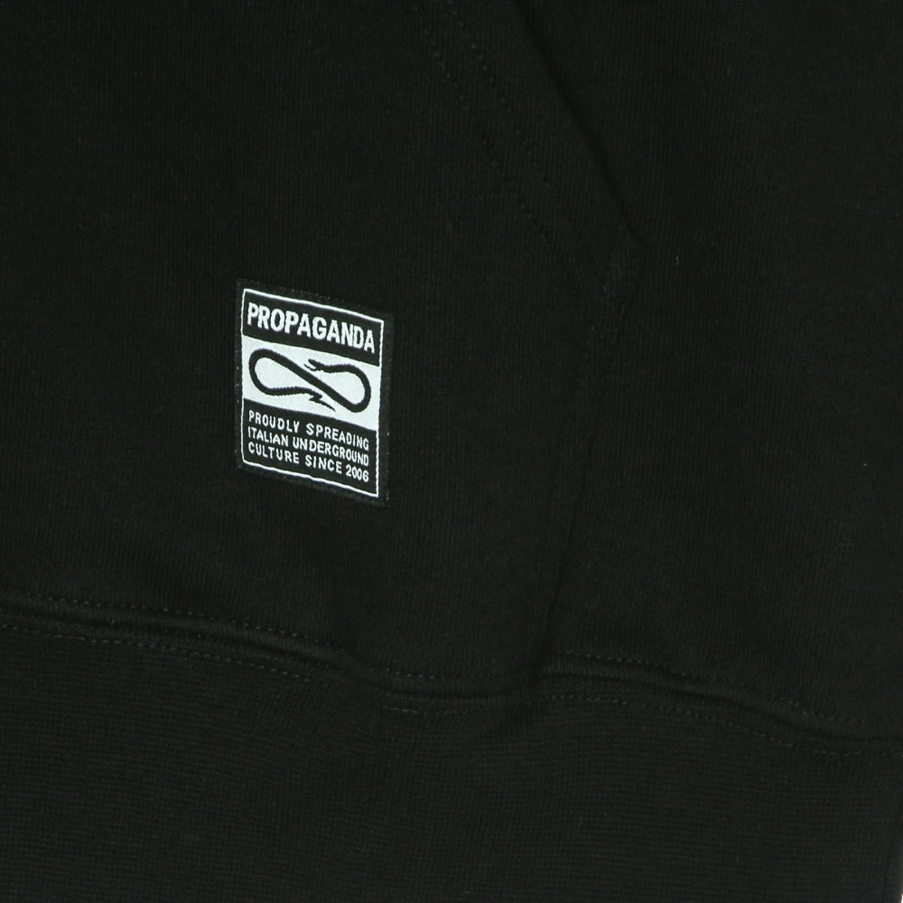 Propaganda Zwarte Priester Hoodie Lange Mouw Sweatshirt Black Heren