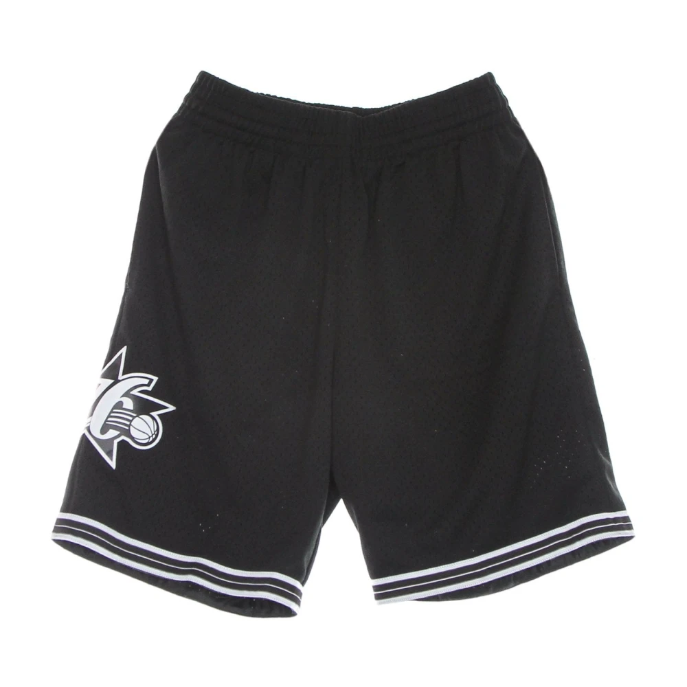 Mitchell & Ness NBA Swingman Basketball Shorts 76ers Celebration Black, Herr