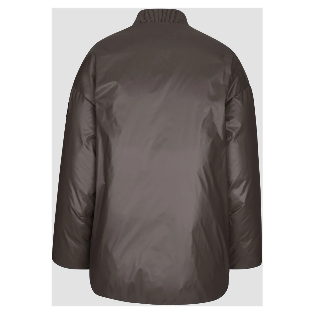 add Bomber IN Gewaxt Nylon Black Dames
