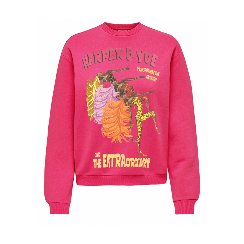 Harper & Yve Extraordinary-Sw Sweatshirt voor vrouwen Pink Dames