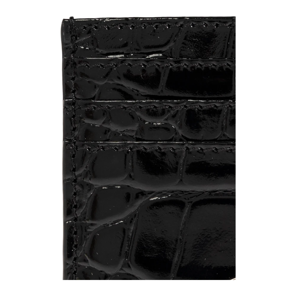 Vivienne Westwood Leren kaarthouder Black Dames