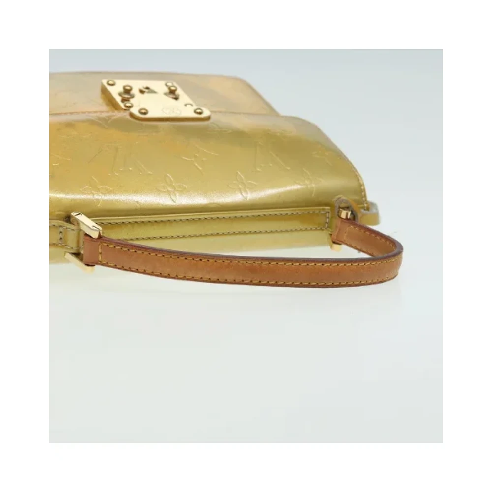 Louis Vuitton Vintage Pre-owned Leather handbags Beige Dames