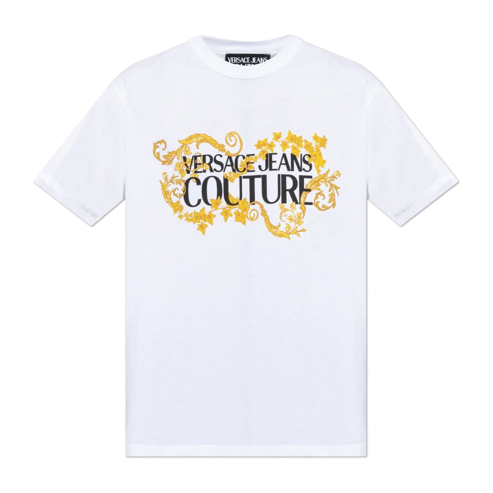 Versace Jeans Couture T-shirt med logotyp White, Herr