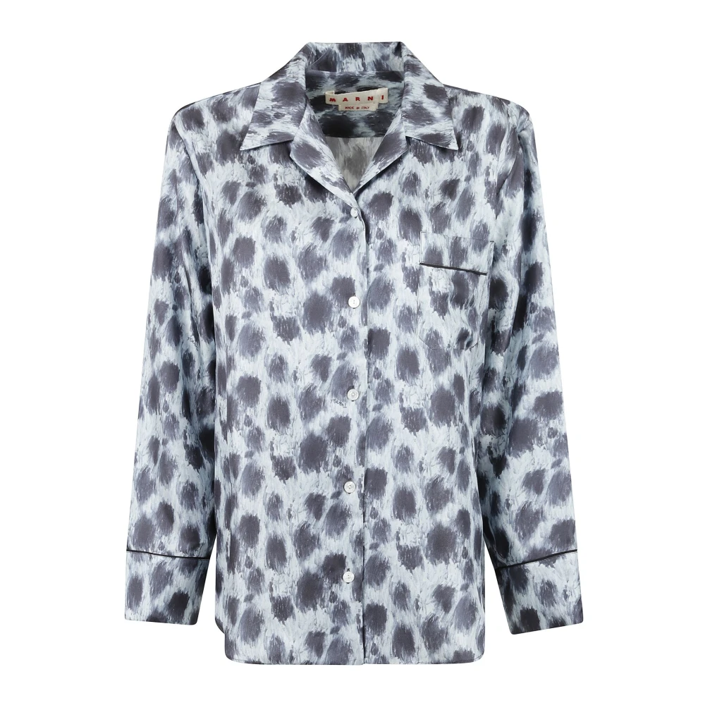Marni Casual Katoenen Overhemd voor Mannen Multicolor Dames