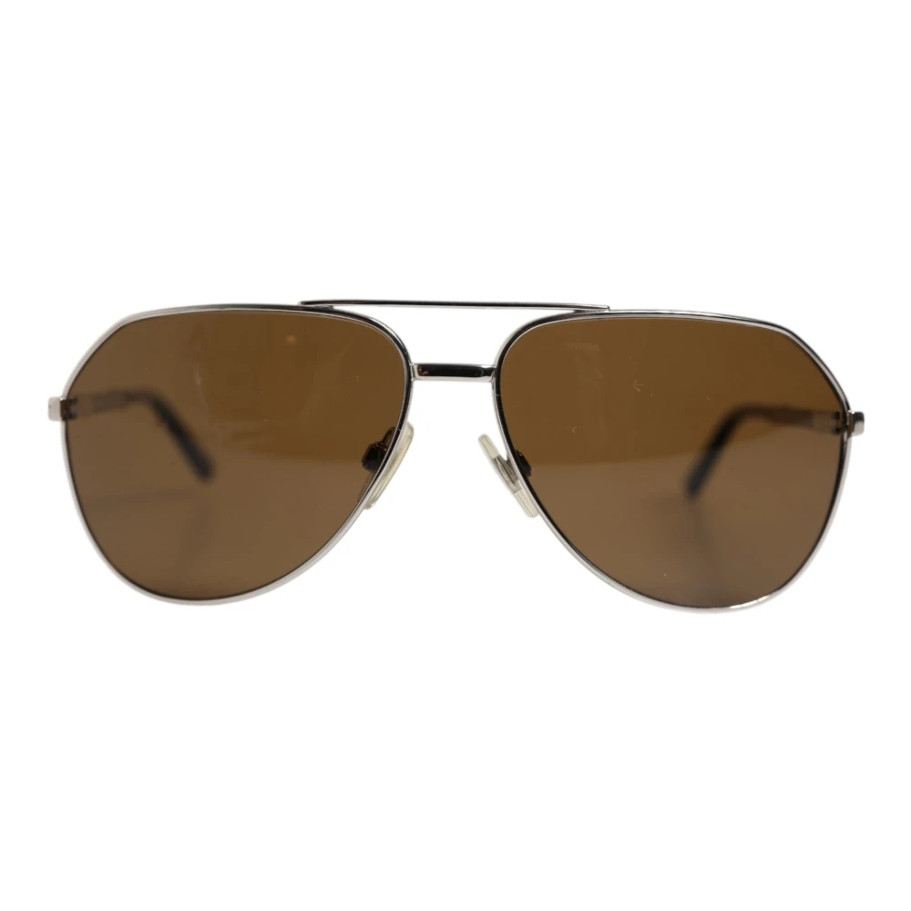 Dolce & Gabbana Women's Brown Classic Pilot Lens Sunglasses