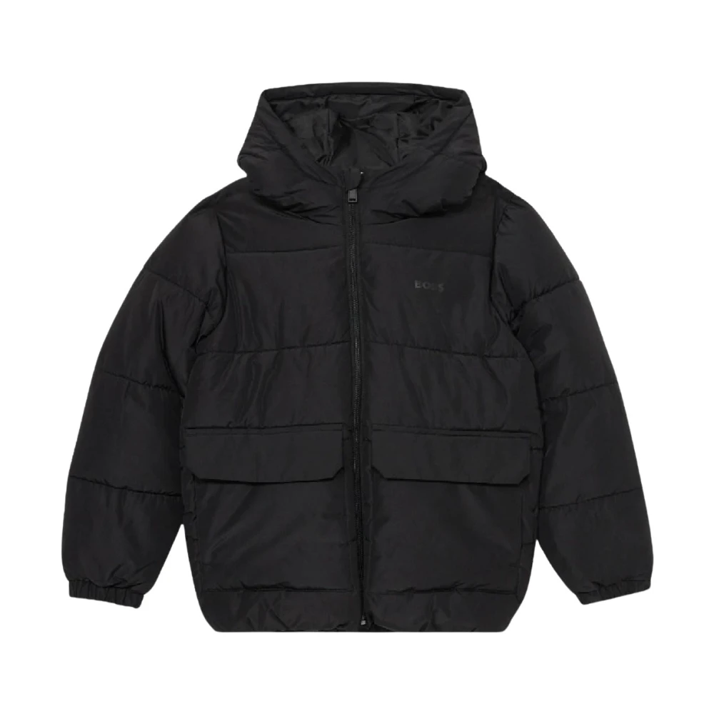 Boss Quilted Jacket - Unisex - Winter Jackets - Black - 16 Y - Kids