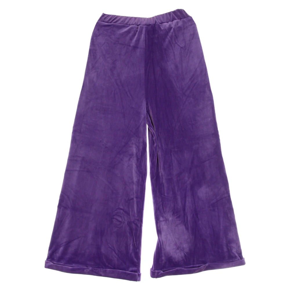 Kappa Lichtgewicht trainingsbroek in violet zwart Purple Dames