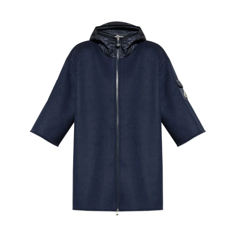 Moncler - Jackets > Capes - Blue - Moncler - Modalova