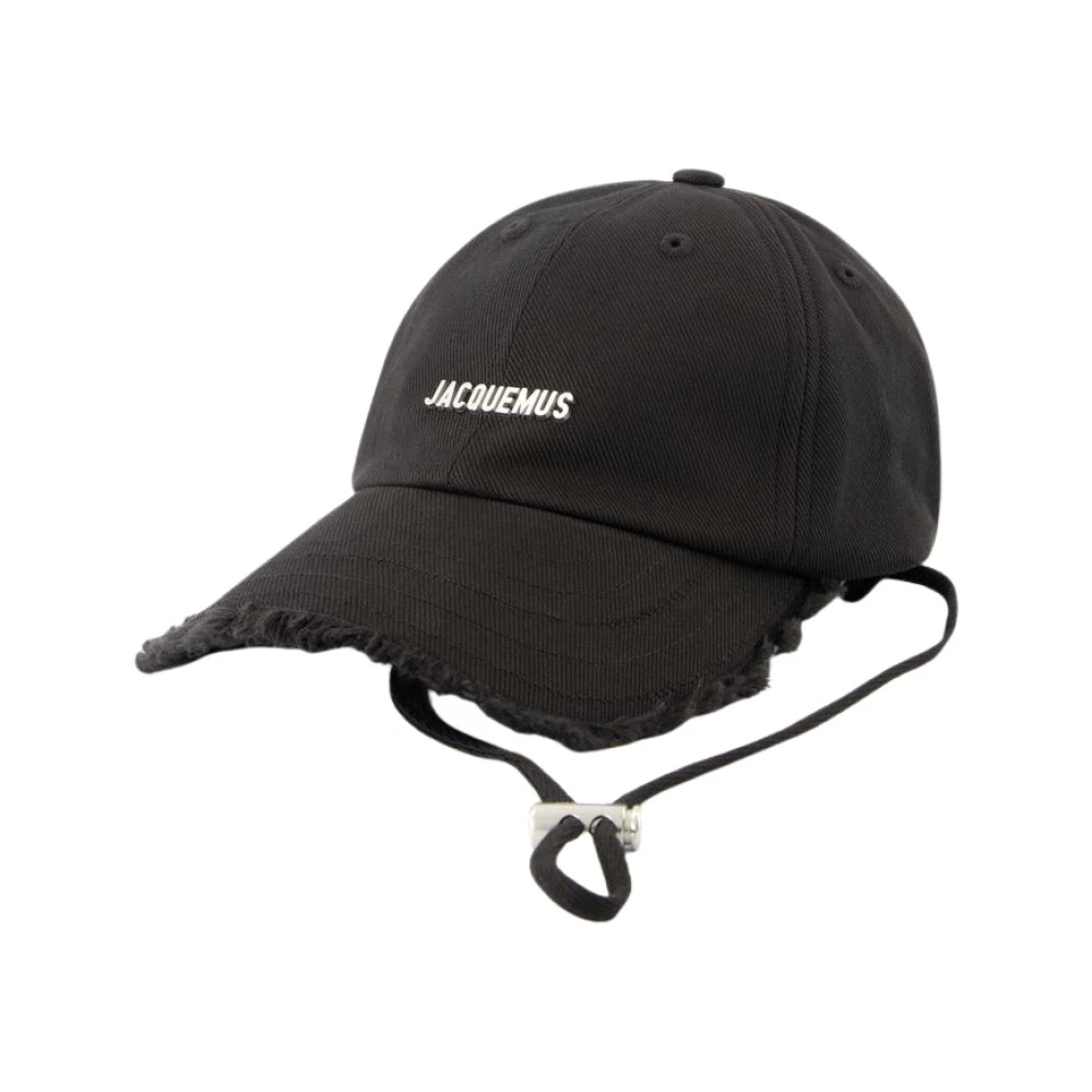 Jacquemus Black Hats & Caps, Female, 56 Cm, Artichoke Cap