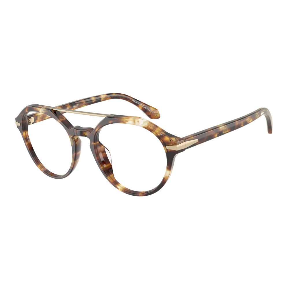 Giorgio Armani Men's Brown Glasses, 49 Mm, Stylish Eyeglasses