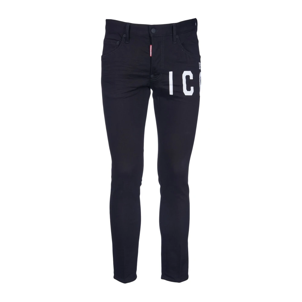 Dsquared2 Zwarte Jeans Aw23 Black Dames