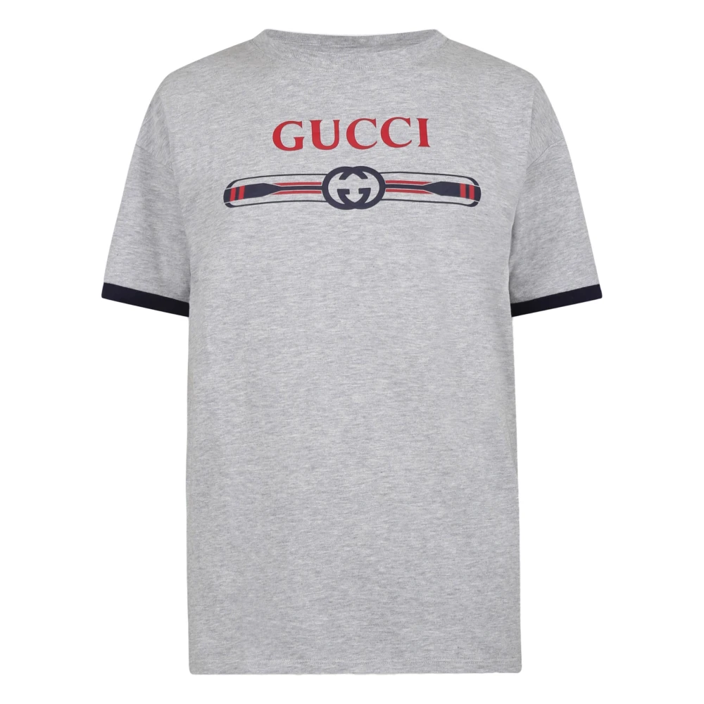 Gucci Stilig T-shirt för män Gray, Unisex