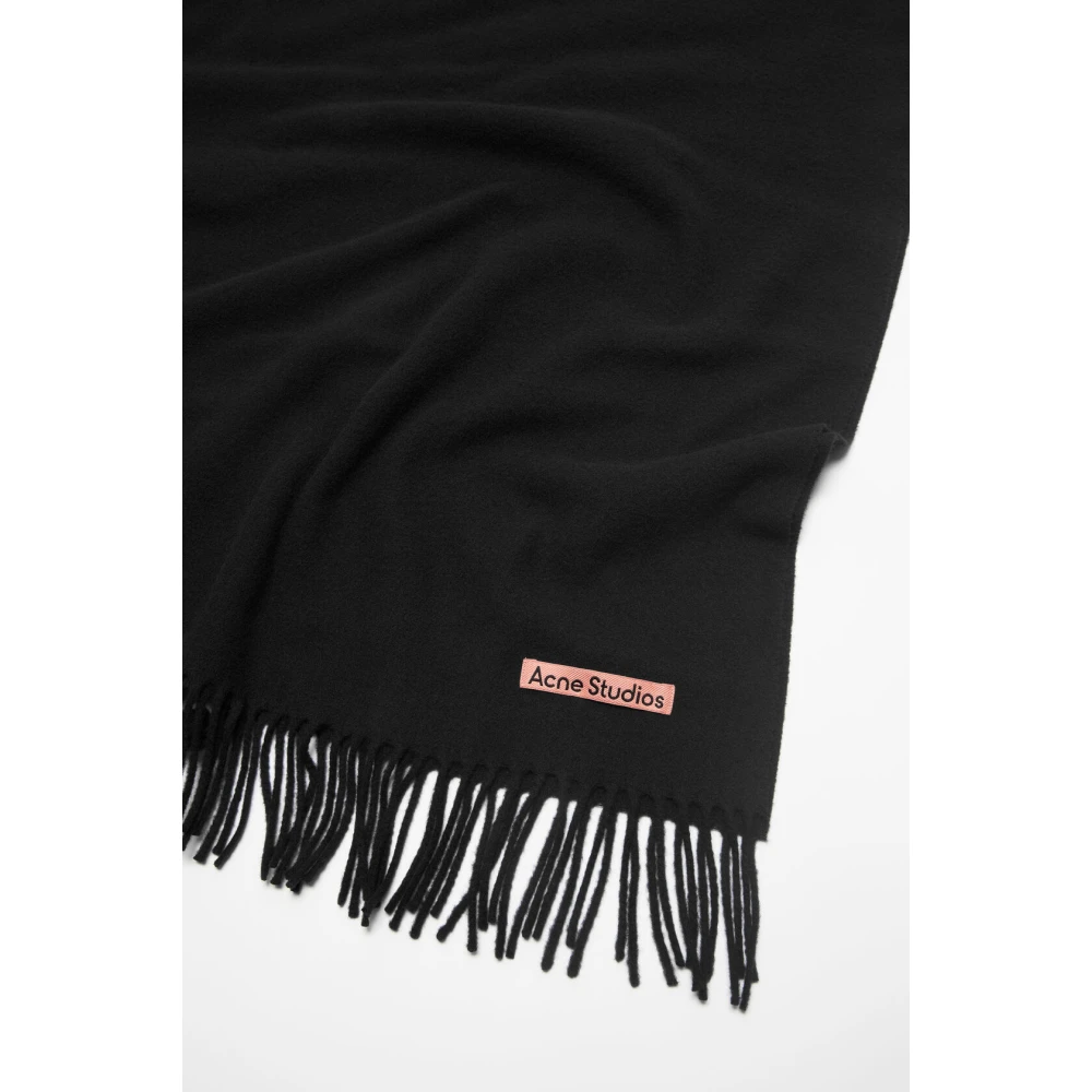 Acne Studios Moderne Sjaal in Stedelijke Stijl Black Heren