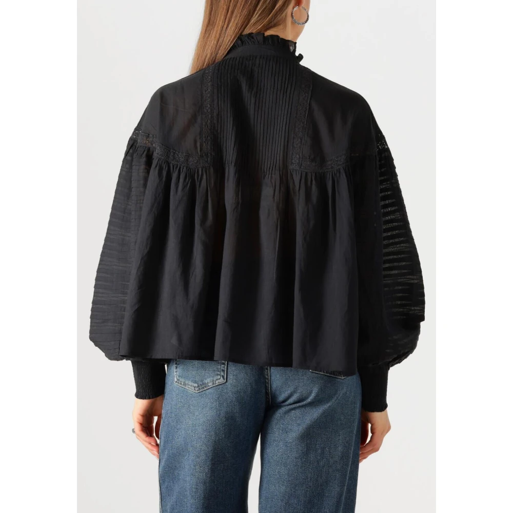 Vanessa Bruno Zwarte Dahila Blouse Veelzijdig en Elegant Black Dames