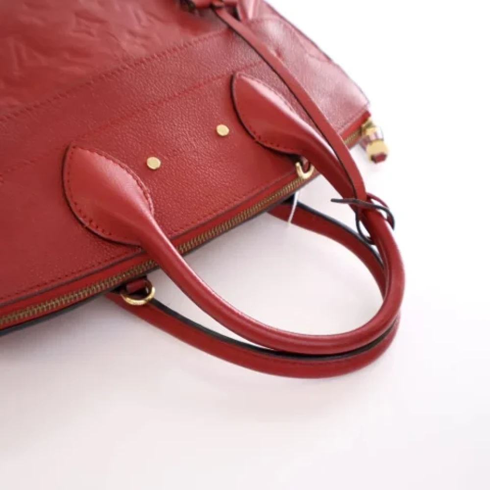 Louis Vuitton Vintage Pre-owned Leather handbags Red Dames