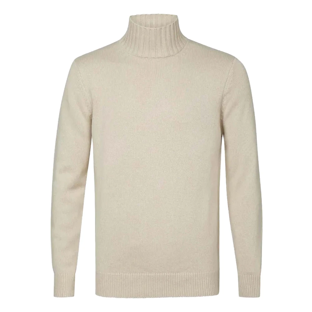 Profuomo Men's Beige Turtlenecks, 2XL, Stylish Model