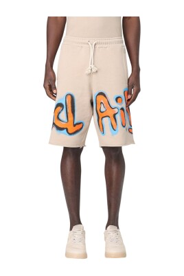 black-graffiti-print-sweatshorts