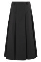 jupe-plissee-en-popeline-stretch-noire