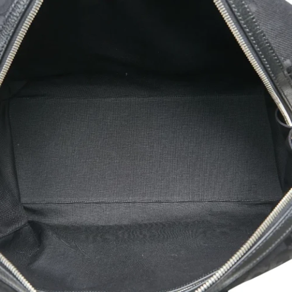 Gucci Vintage Pre-owned Canvas handbags Black Dames