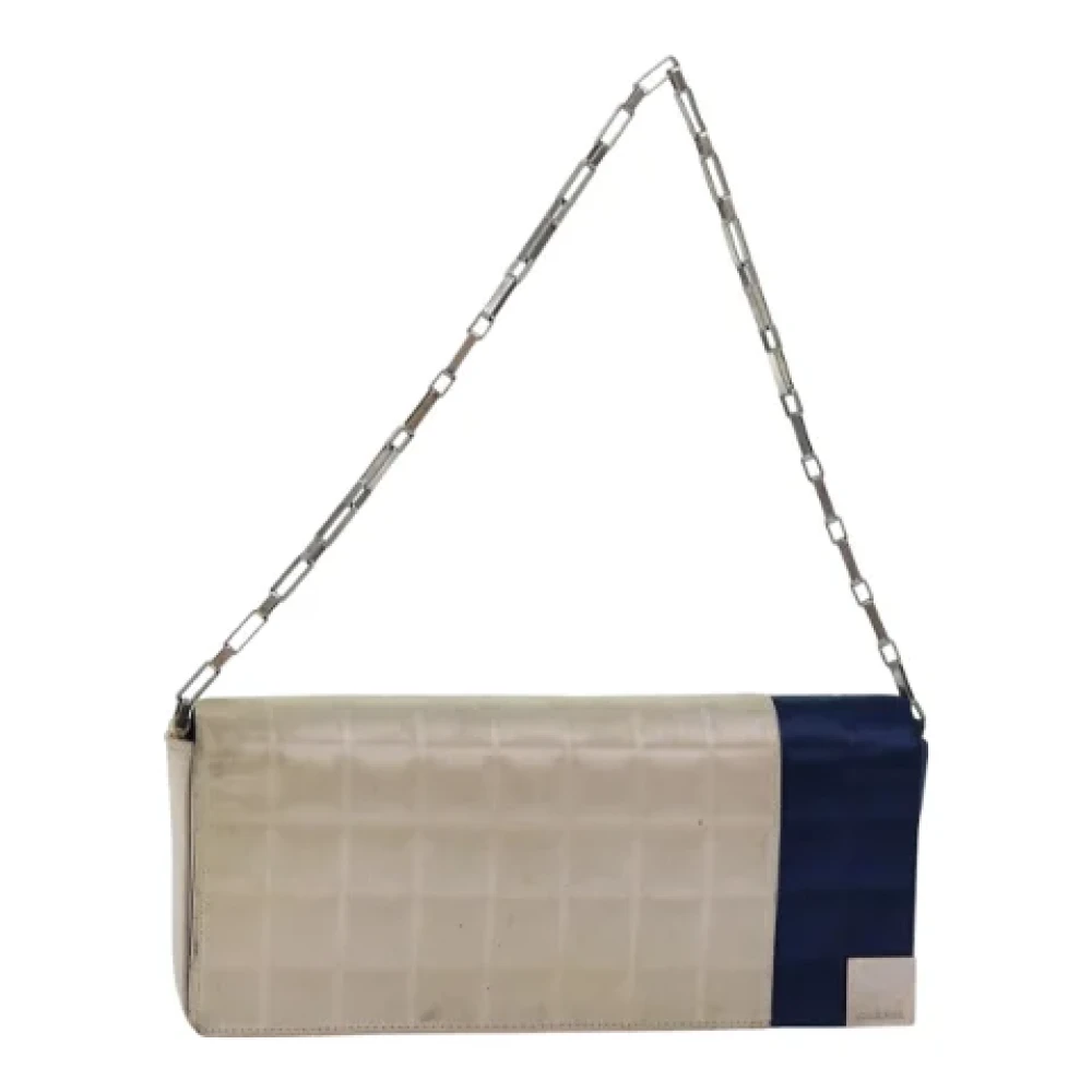 Chanel Vintage Pre-owned Canvas handbags Beige Dames