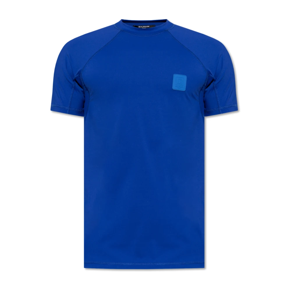 Balmain - Tops > T-Shirts - Blue - Balmain - Modalova