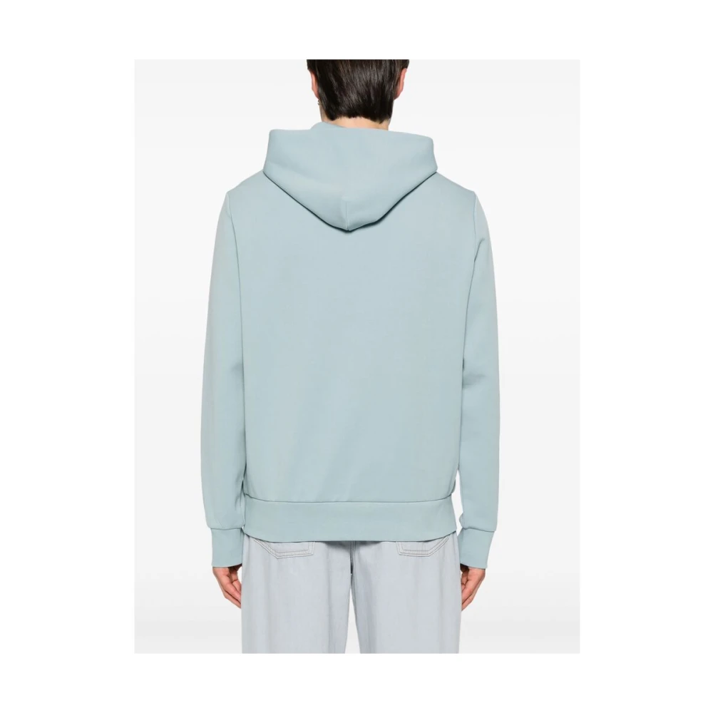 Calvin Klein Blauwe Hoodie Klassieke Stijl Blue Heren