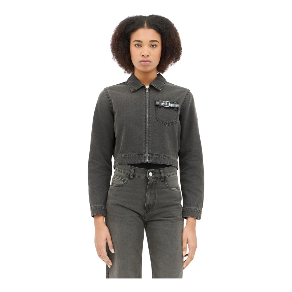 Coperni Women's Gray Denim Workwear Jacket