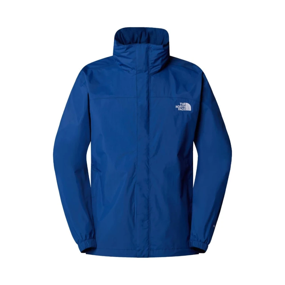 The North Face Men's Blue Windbreakers, L, Resolve Jacket In Estate