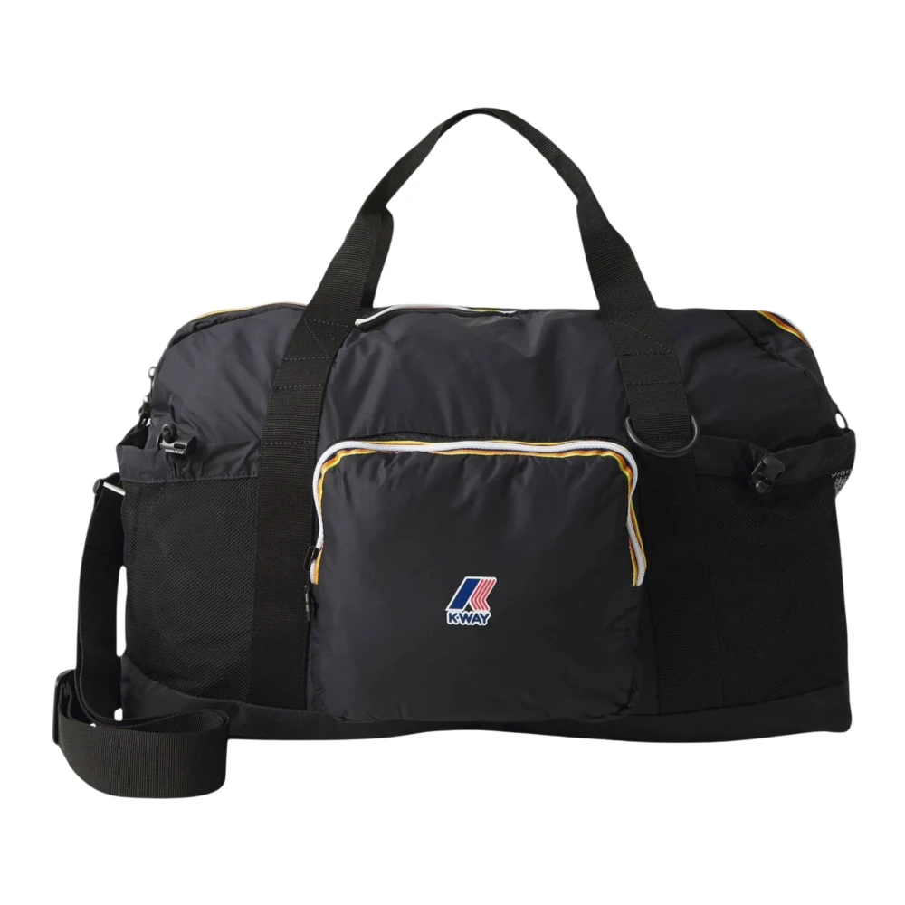 K-Way Men's Black Weekend Bags, One Size, Le Vrai 4.0 Marcel Duffel Bag