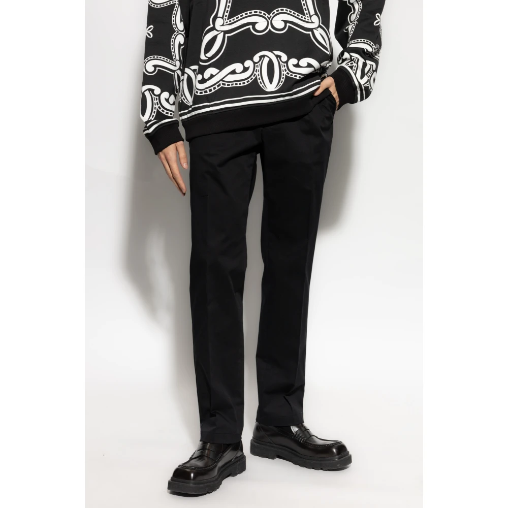 Dolce & Gabbana Katoenen broek Black Heren