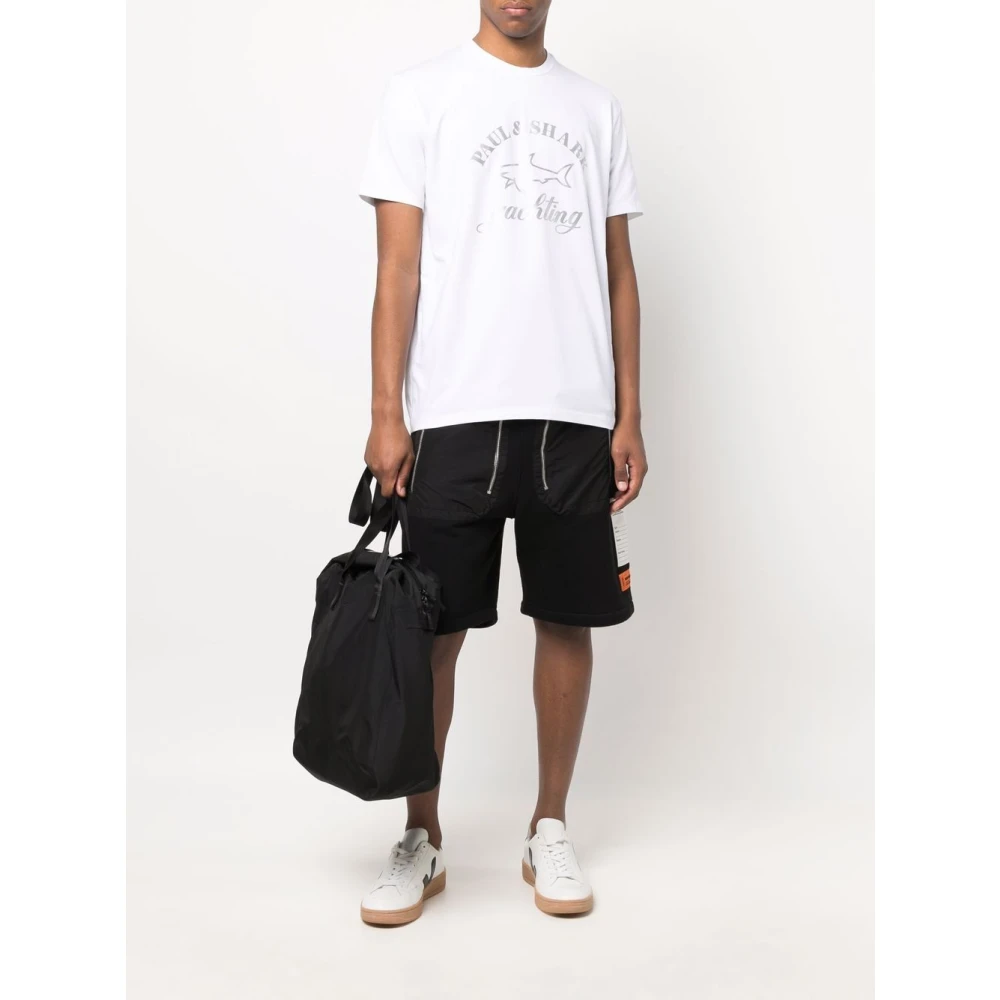PAUL & SHARK T-Shirt VAN Katoen White Heren